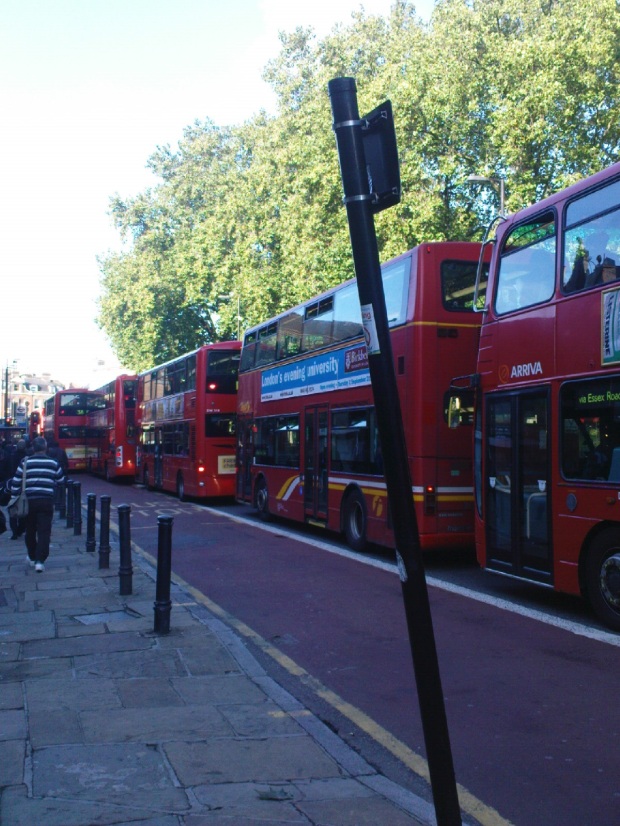 Gridlocked busses tube strike